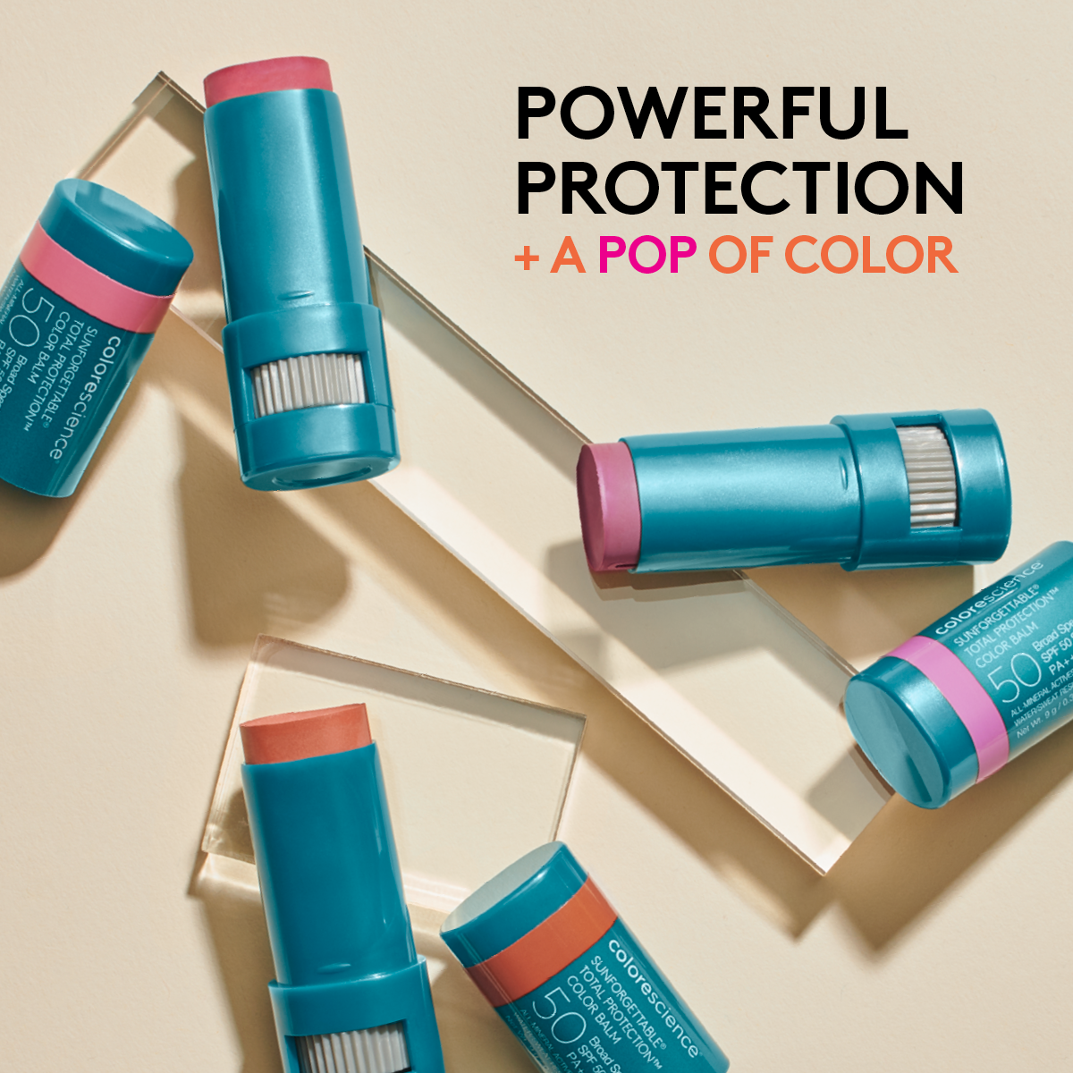 Sunforgettable Total Protection™ - Trío de bálsamos de color FPS50 Colección Atardecer